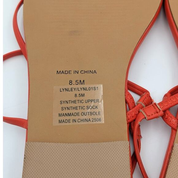 Steve Madden Lynley Women's Slingback Sandals Square Toe Orange Size US8.5M - Picture 9 of 12